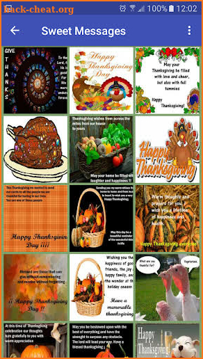 Thanksgiving Messages screenshot