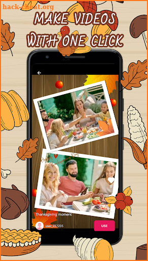 Thanksgiving Photo Frame & Video Maker 2021 screenshot