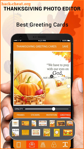 Thanksgiving Photo Frame Thanksgiving Photo Editor screenshot
