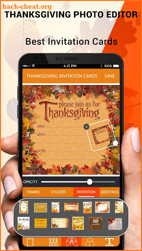 Thanksgiving Photo Frame Thanksgiving Photo Editor screenshot