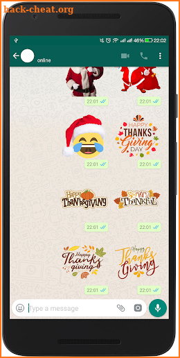 Thanksgiving Stickers for WAStickerApps screenshot