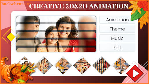 Thanksgiving Video Maker screenshot
