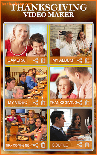 Thanksgiving Video Maker : Thanksgiving Slideshow screenshot