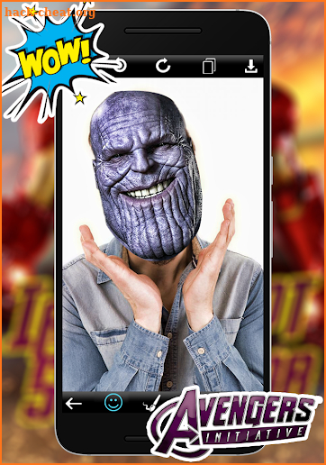 thanos thanos war photo editor - super infinity screenshot