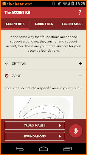 The Accent Kit screenshot