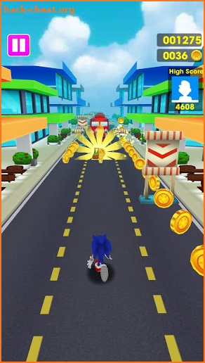 The adventure of black fox sonic's -subway screenshot