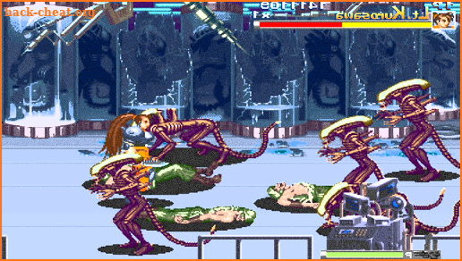 The Alien Fight Predator beat' em up screenshot