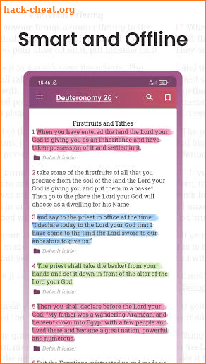 The Amplified Bible with audio, offline screenshot