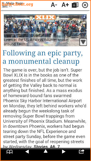 The Arizona Republic eEdition screenshot