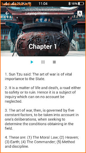 The Art of War by Sun Tzu - eBook Complete screenshot