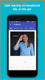 The ASL App screenshot