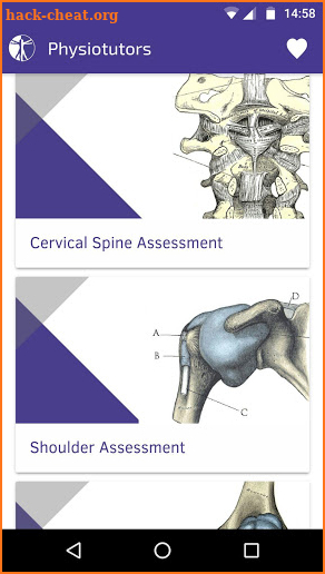 The Assessment App screenshot