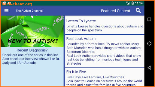 The Autism Channel screenshot