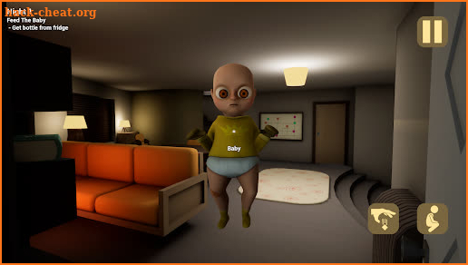 The baby in yellow wallpaper screenshot