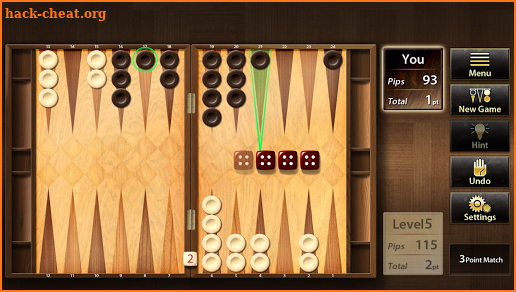 The Backgammon screenshot