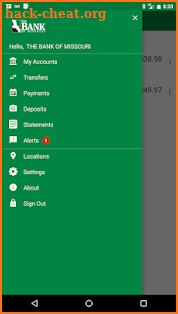 The Bank of Missouri screenshot