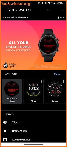 THE BATMAN Logo watch face screenshot