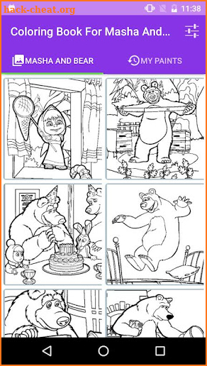 The bear Coloring Book screenshot