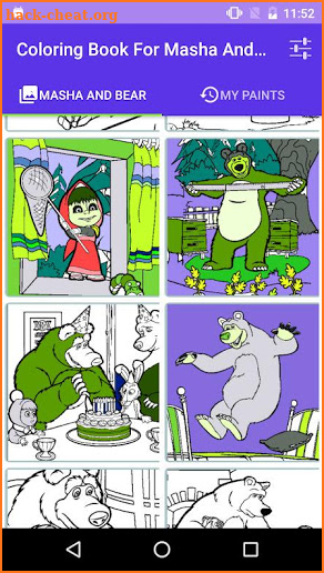 The bear Coloring Book screenshot