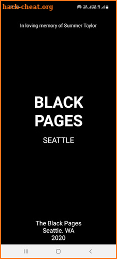 The Black Pages screenshot