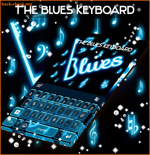 The Blues Keyboard screenshot