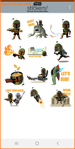 The Book of Boba Fett Stickers screenshot