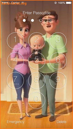 The Boss Baby Lock Screen screenshot