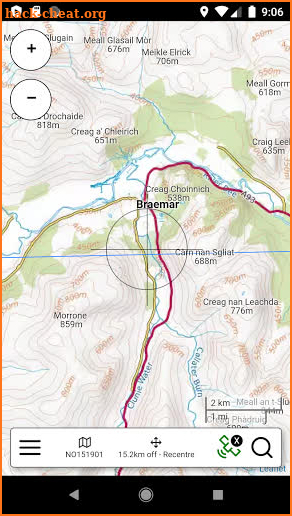 The Cairngorms Outdoor Map Pro screenshot