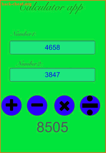 The Calculator Jr. screenshot