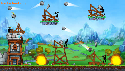 The Catapult — King of Mining Epic Stickman Castle screenshot