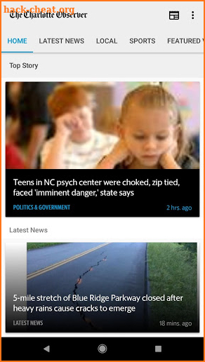 The Charlotte Observer screenshot