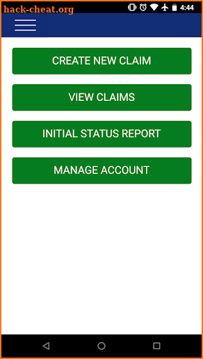 The Claims App screenshot