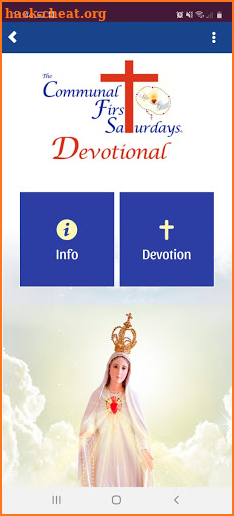 The Communal First Saturdays Devotional screenshot