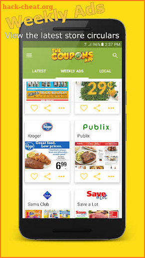 The Coupons App screenshot