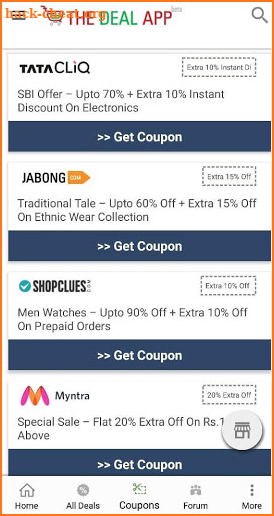 THE DEAL APP - DEALS AND COUPONS screenshot