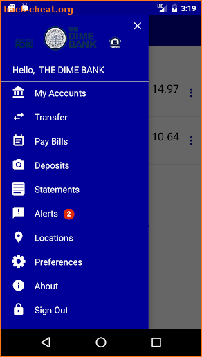 The Dime Bank Mobile Dime screenshot