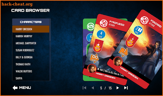 The Dresden Files Cooperative Card Game screenshot