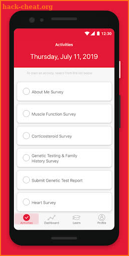 The Duchenne Registry screenshot