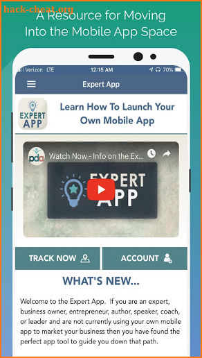 The Expert Marketing App screenshot