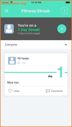 The Fitness Streak screenshot