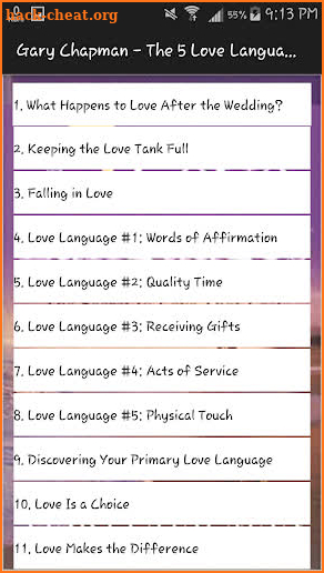 The Five Love Languages by by Gary Chapman screenshot