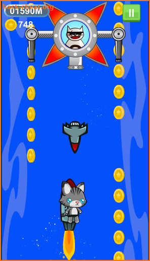 The Flying Cat In Jetpack screenshot