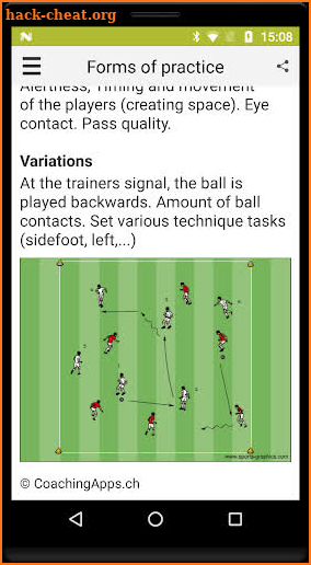 The Football Trainer screenshot