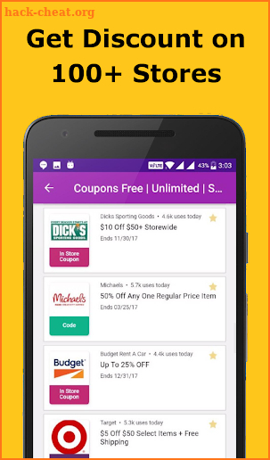 The Free Coupons App screenshot