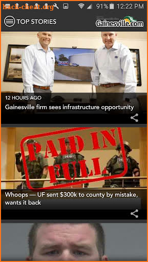 The Gainesville Sun screenshot