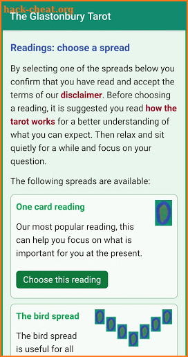 The Glastonbury Tarot screenshot