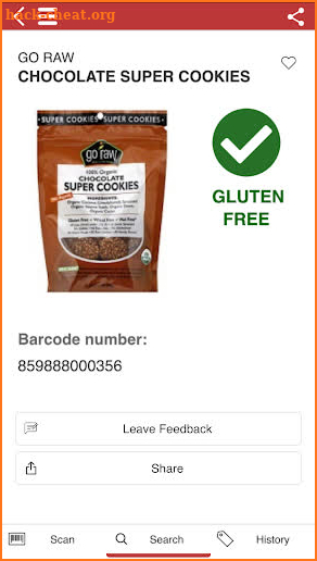 The Gluten Free Scanner screenshot