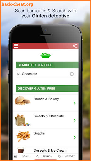 The Gluten Free Scanner screenshot
