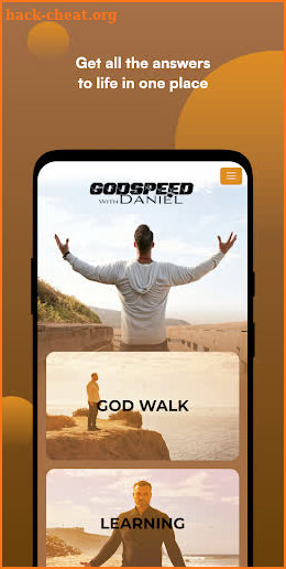 The God Walk App screenshot