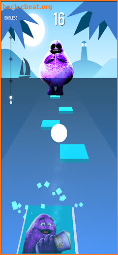 The Grimace Shake Tiles Hop screenshot